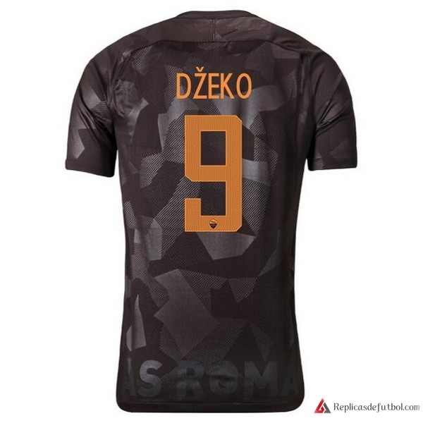 Camiseta AS Roma Tercera equipación Dzeko 2017-2018
